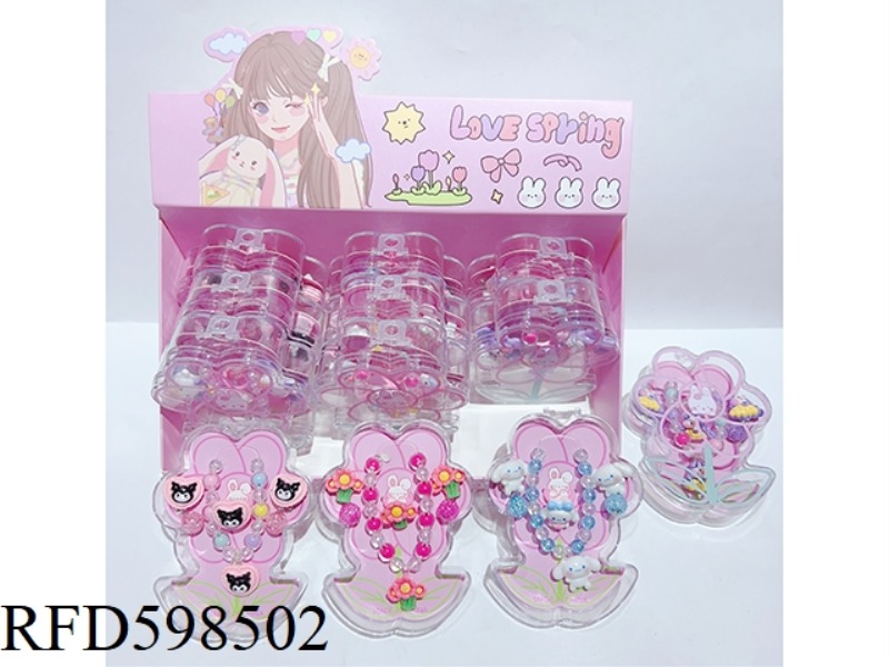 FLOWER JEWELRY BOX 12PCS