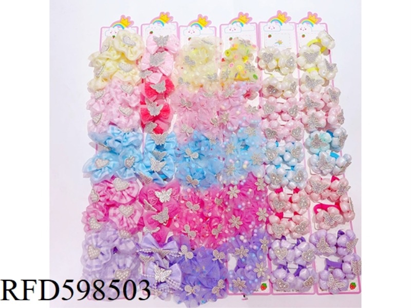 HAIR TIE (10 PAIRS/LONG CARD)