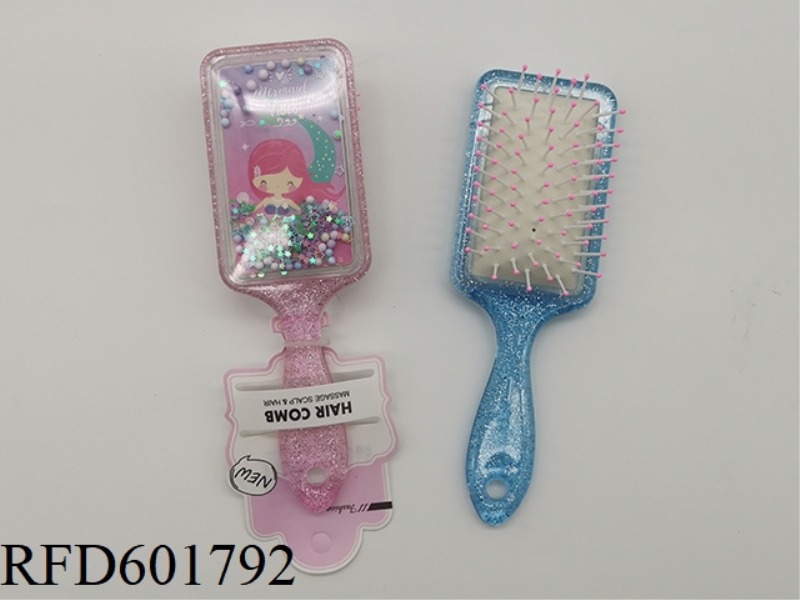 GLITTER MASSAGE COMB MERMAID