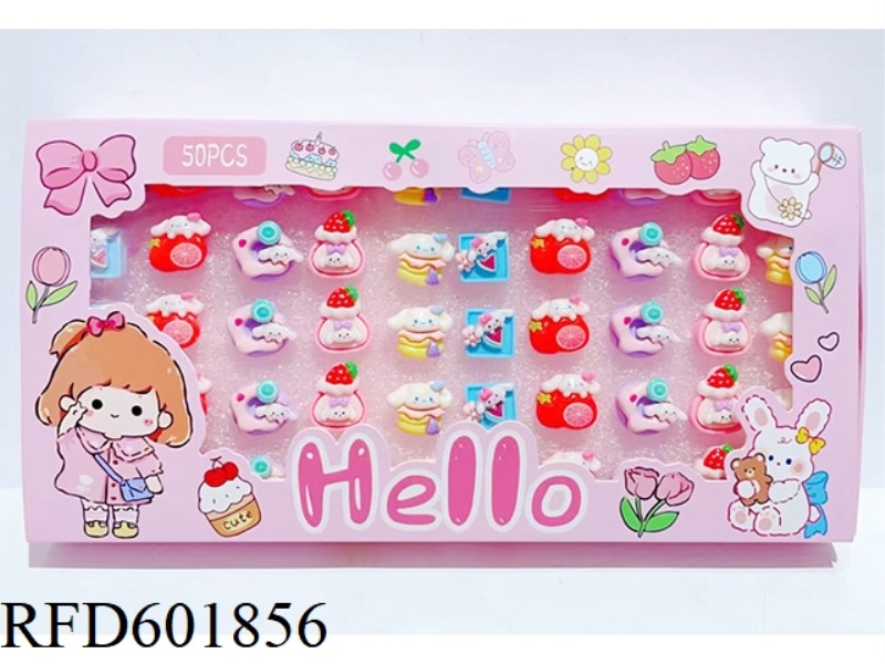 SANRIO RING BOX 50PCS