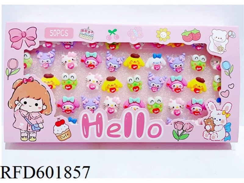 SANRIO RING BOX 50PCS