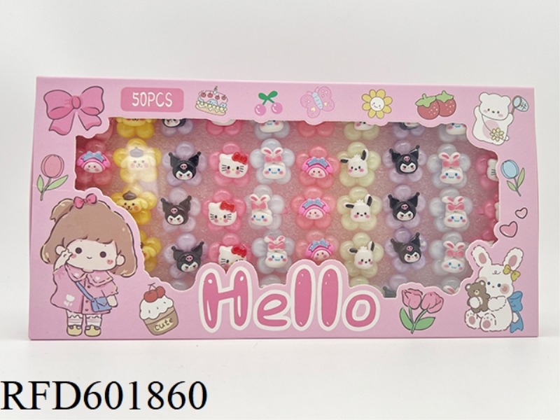 SANRIO RING BOX 50PCS