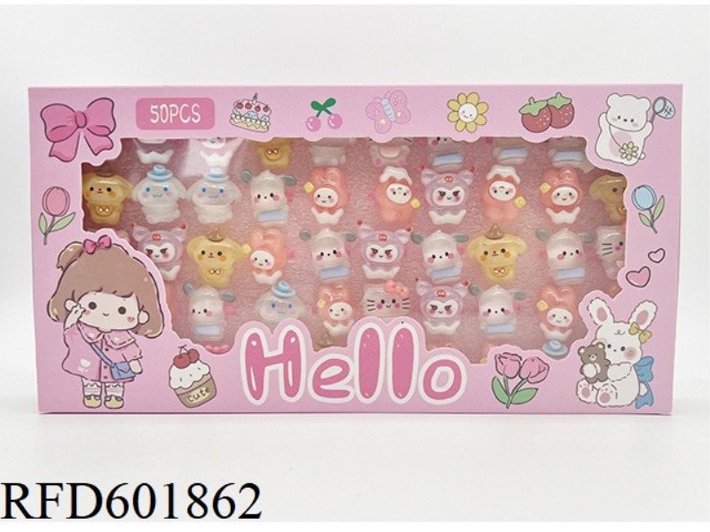 SANRIO RING BOX 50PCS