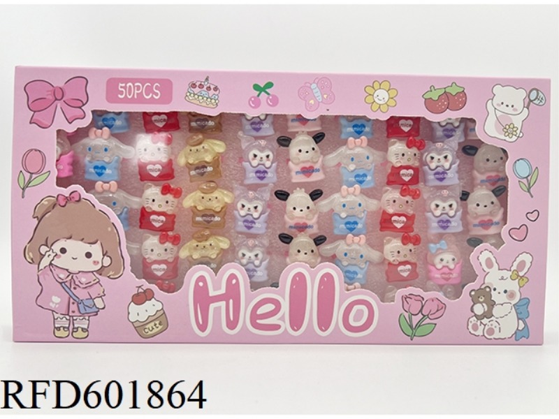 SANRIO RING BOX 50PCS
