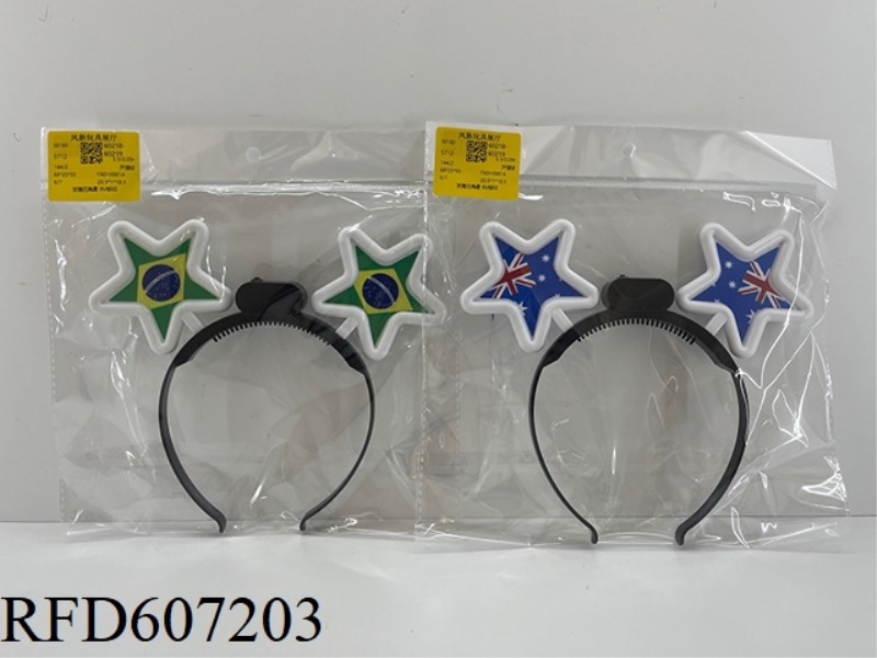 HEADBAND PENTAGRAM BV PAD PRINT