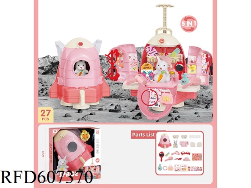 SPACE ORNAMENTS RABBIT BACKPACK