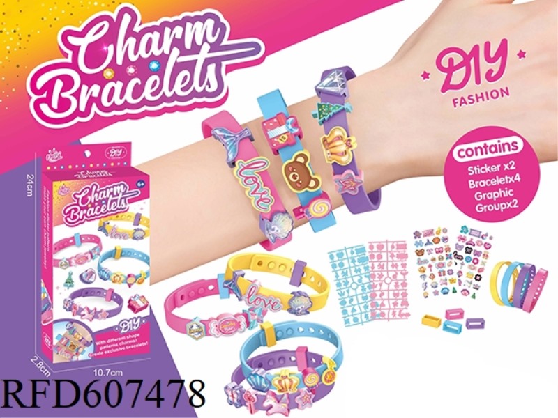 DIY BEADED DESIGN BRACELET STRAP