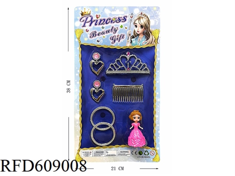 PRINCESS WITH ELECTROPLATED ACCESSORIES