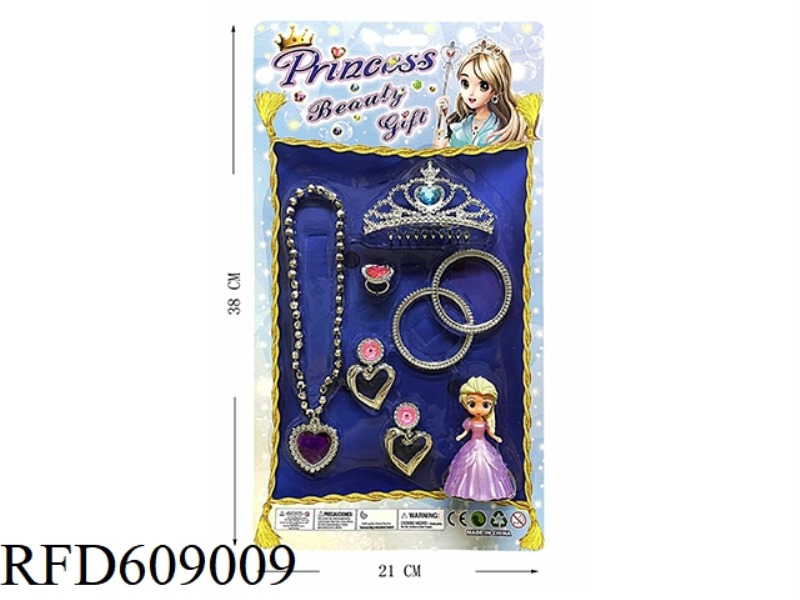 PRINCESS WITH ELECTROPLATED ACCESSORIES