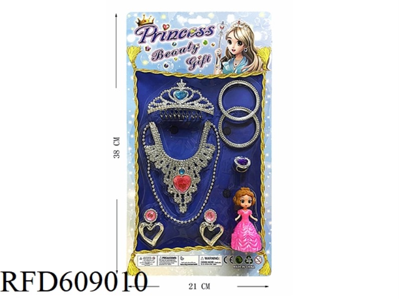 PRINCESS WITH ELECTROPLATED ACCESSORIES
