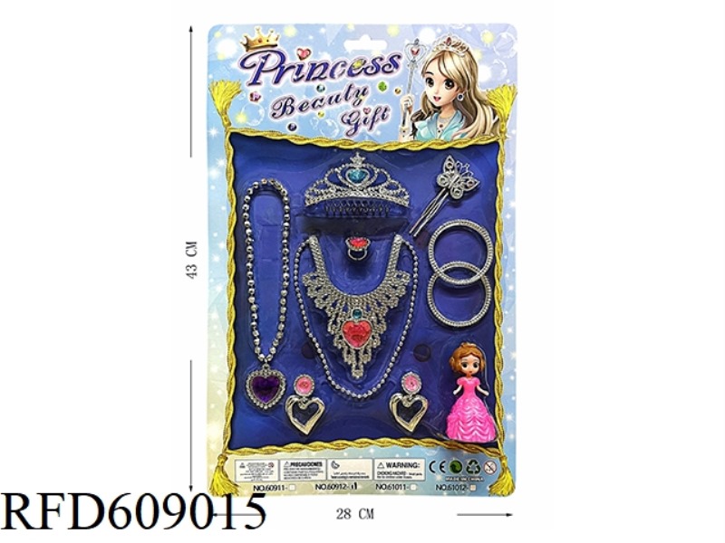 PRINCESS WITH ELECTROPLATED ACCESSORIES
