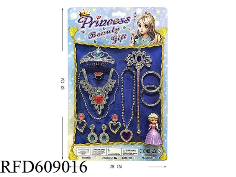 PRINCESS WITH ELECTROPLATED ACCESSORIES