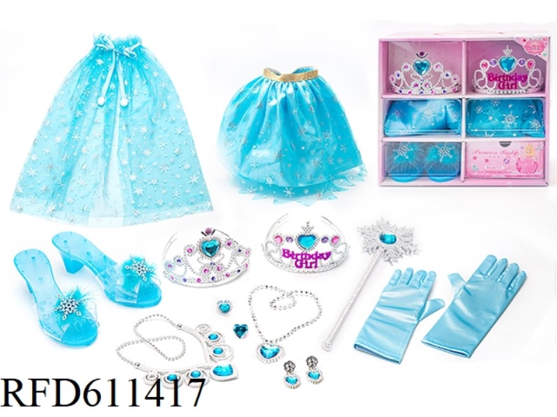 PRINCESS FAIRY WAND MAGIC WAND ELECTROPLATED CROWN JEWEL CRYSTAL DRESS UP EVERY NEW DIY SET
