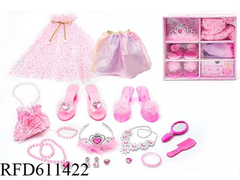 PRINCESS FAIRY WAND MAGIC WAND ELECTROPLATED CROWN JEWEL CRYSTAL DRESS UP EVERY NEW DIY SET
