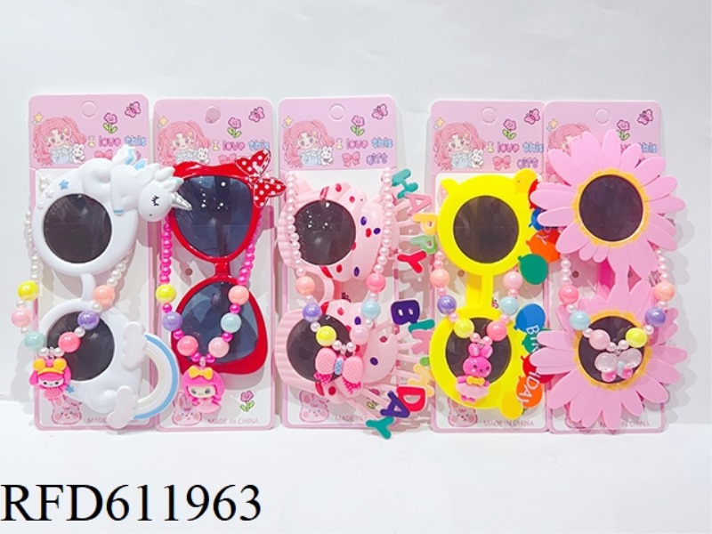 ACCESSORIES SET (GLASSES + NECKLACE)