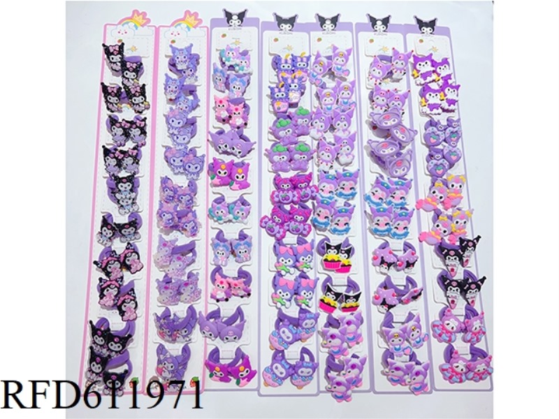 HAIR ACCESSORIES (10 PAIRS/LONG CARD) KULOMI