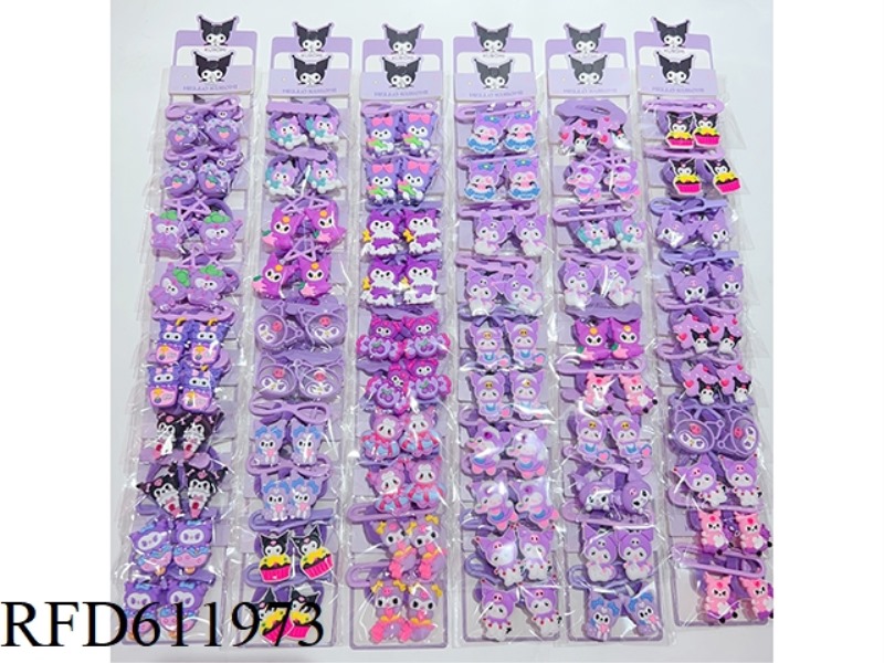 HAIR ACCESSORIES (10 PAIRS/LONG CARD) KULOMI