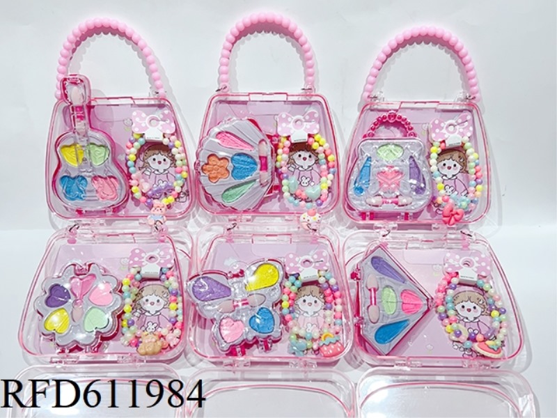 HANDBAG JEWELRY SET + COSMETICS