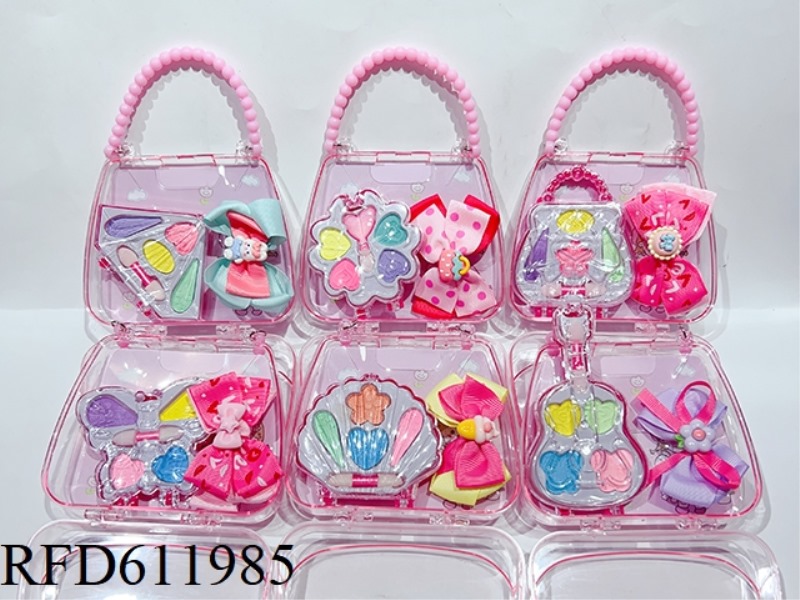 HANDBAG JEWELRY SET + COSMETICS