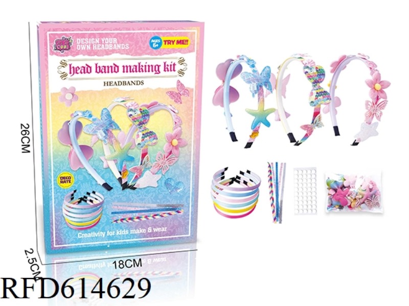 DIY HEADBAND - MIXED SET (6 PIECES)