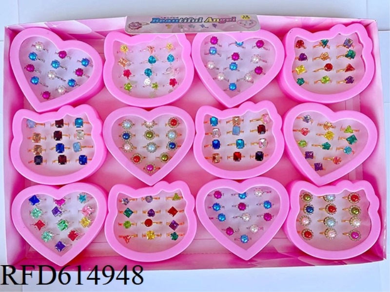 BOXED DIAMOND RING 12PCS