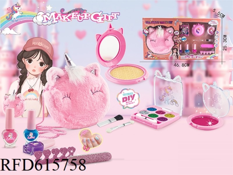 UNICORN CROSSBODY BAG NAIL BEAUTY SET