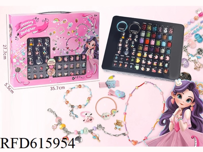 DIY JEWELRY + FUN HAIR ACCESSORIES SET