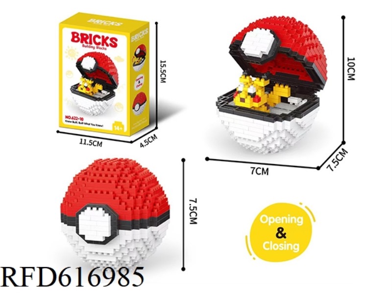 PIKACHU 484PCS