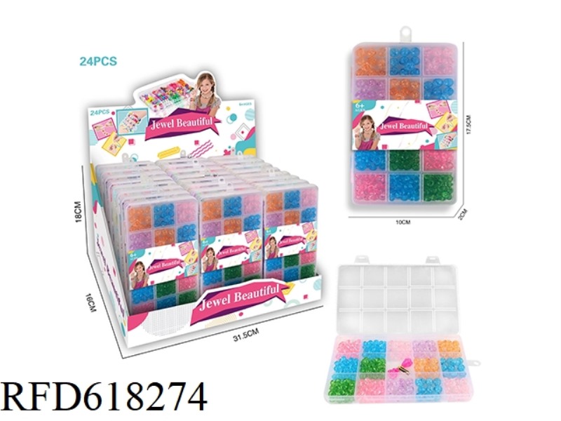 DIY15 GRID BEADS 24 PIECES