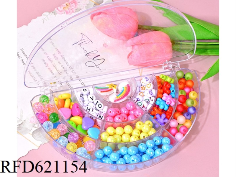 HALF ROUND BOX BEADED 4