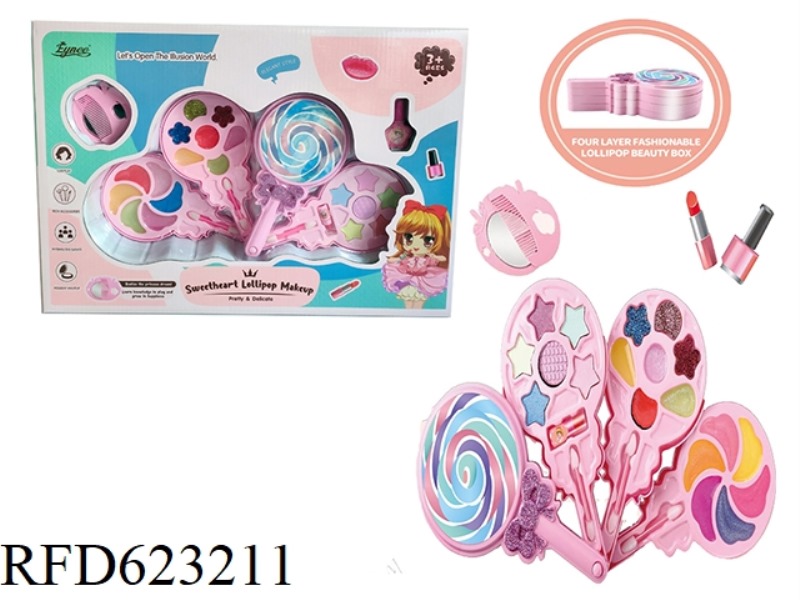 MAKEUP ACCESSORIES FOR GIRLS HONEY LOLLIPOP MAKEUP BOX