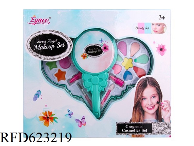 GIRLS MAKEUP ACCESSORIES 2 LAYERS OF STICK MAKEUP GREEN