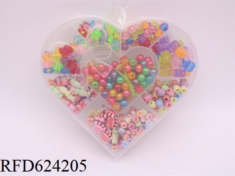 HEARTS DIY PUZZLE BEADS