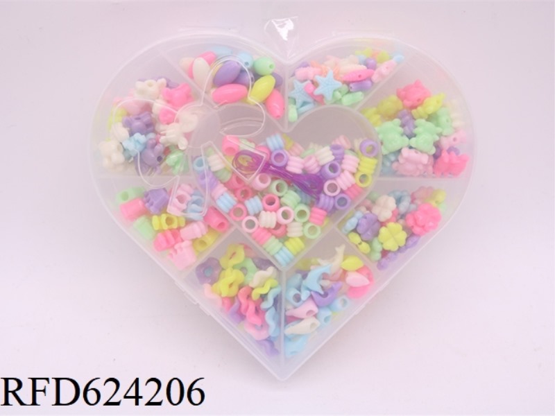 HEARTS DIY PUZZLE BEADS