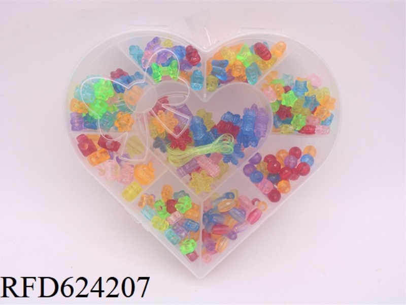 HEARTS DIY PUZZLE BEADS