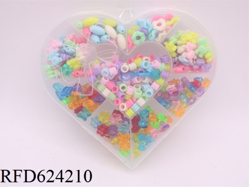 HEARTS DIY PUZZLE BEADS