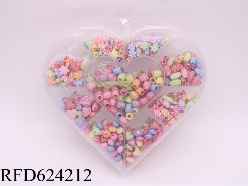 HEARTS DIY PUZZLE BEADS