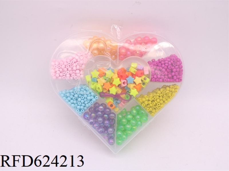 HEARTS DIY PUZZLE BEADS