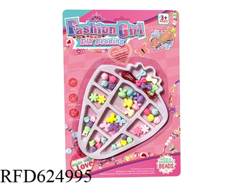 STRAWBERRY DIY PUZZLE BEADING