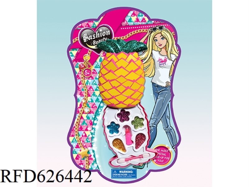 1 LAYER PINEAPPLE COSMETIC CASE
