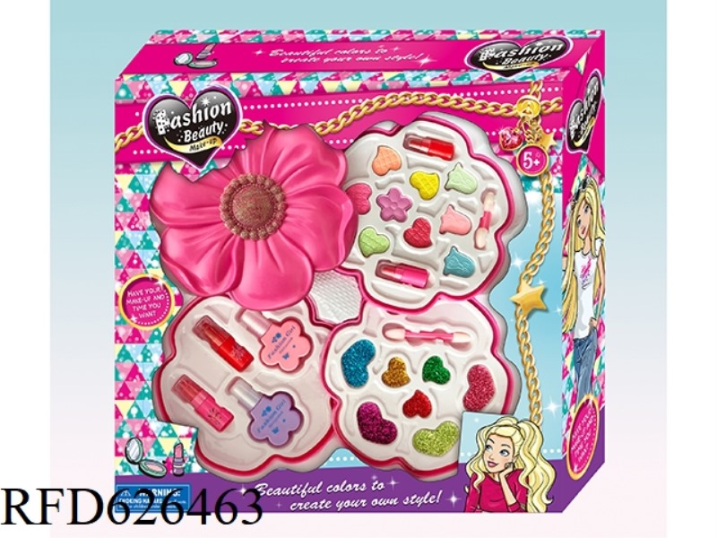 BIG SUNFLOWER THREE LAYER COSMETICS BOX