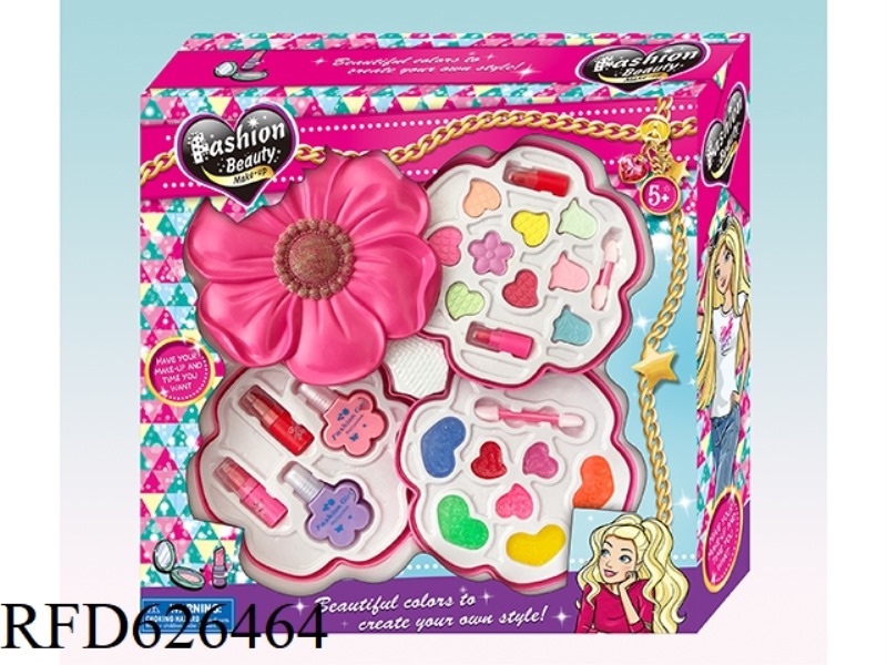 BIG SUNFLOWER THREE LAYER COSMETICS BOX