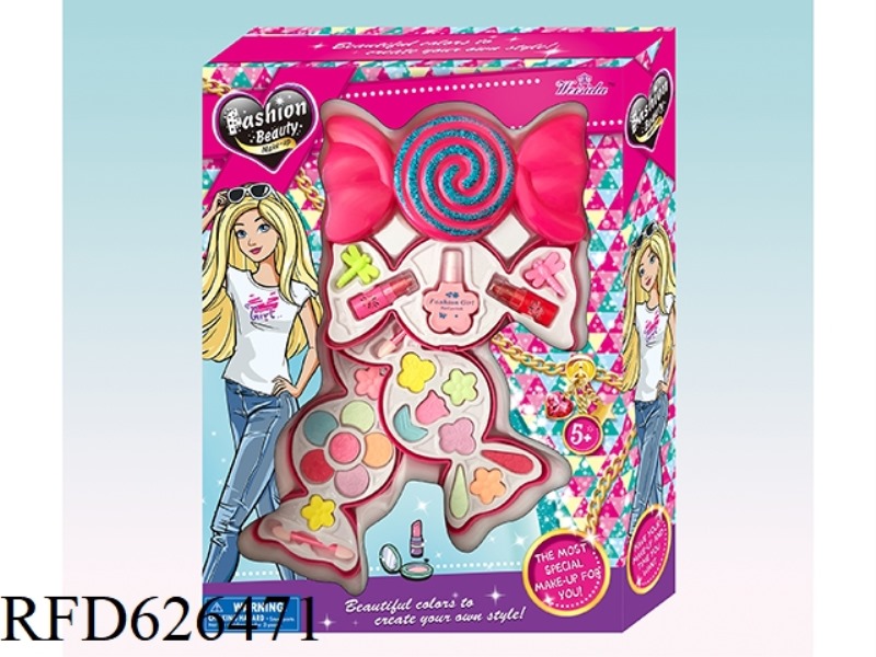 THREE LAYER CANDY AND MAKEUP SET