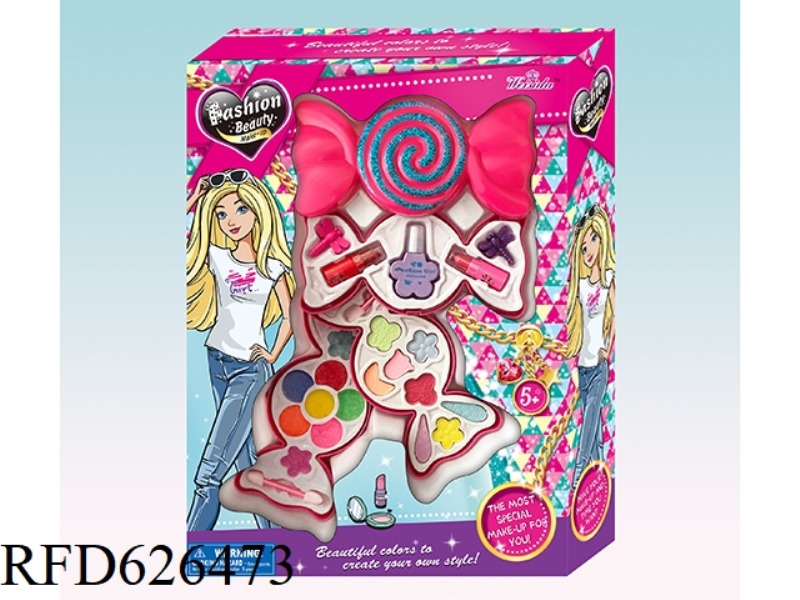 THREE LAYER CANDY AND MAKEUP SET