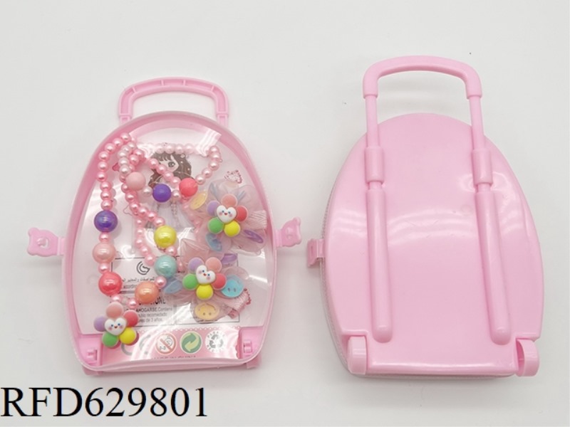 JEWELRY SET (NECKLACE+BRACELET+HAIR CLIP)