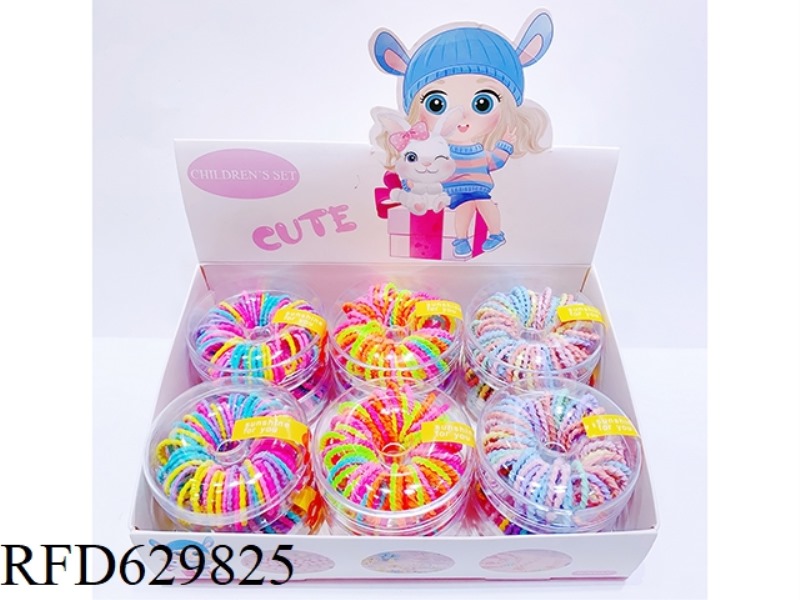 12 PIECES OF HAIR TIE AND HAIR BANDS