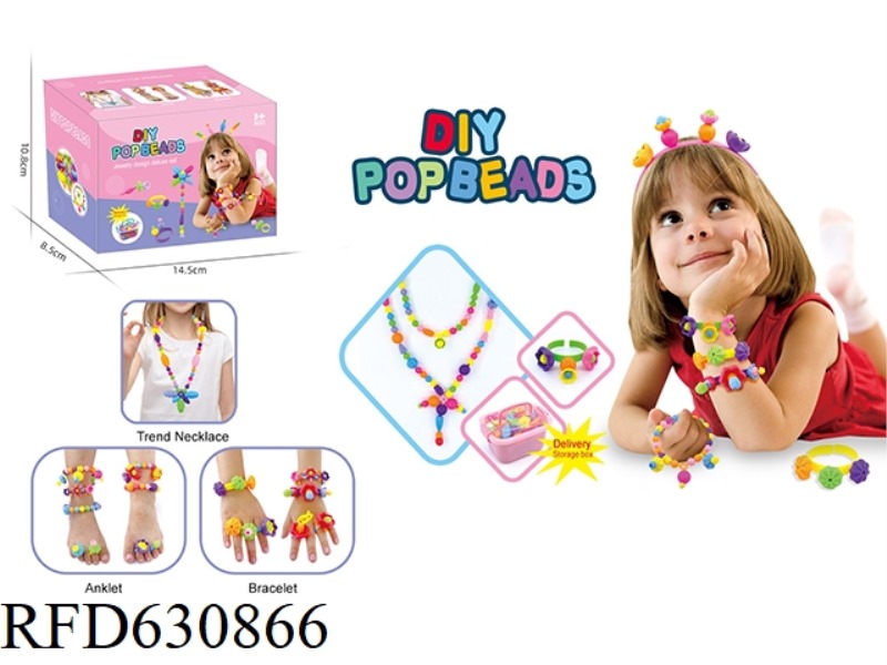 CHANGE POP BEADED JEWELRY DIY HANDMADE BRACELET NECKLACE