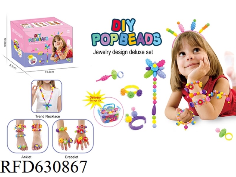 CHANGE POP BEADED JEWELRY DIY HANDMADE BRACELET NECKLACE