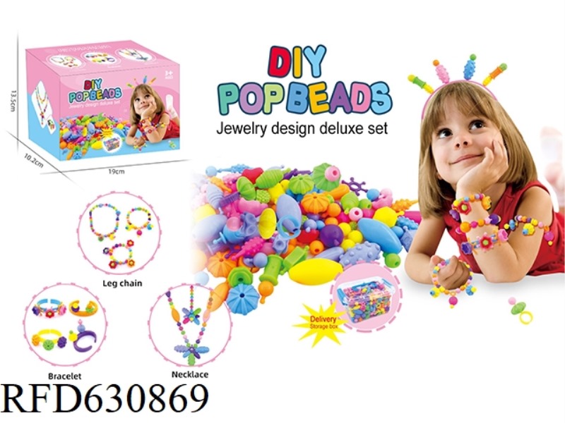 CHANGE POP BEADED JEWELRY DIY HANDMADE BRACELET NECKLACE