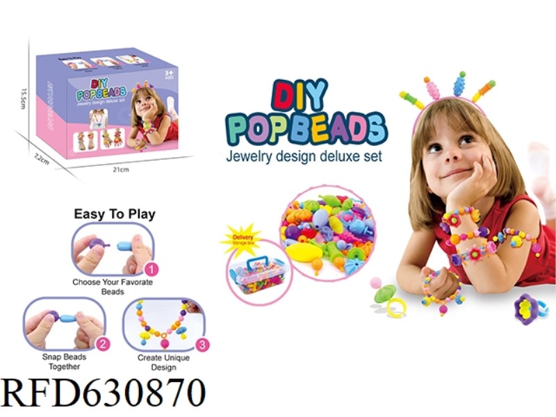 CHANGE POP BEADED JEWELRY DIY HANDMADE BRACELET NECKLACE